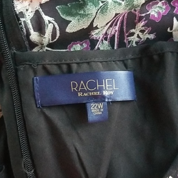 RACHEL Rachel Roy Floral Print Dress size 22W - Picture 7 of 7